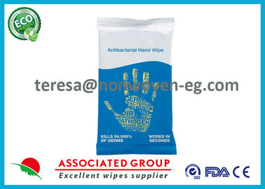 Baby Antibacterial Wet Wipes Individual Packets Aloe Barbadensis 24 Months Shelf Life