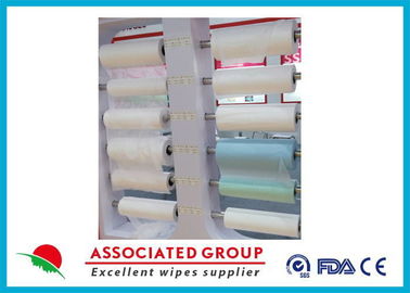 Multitudinous Spunlace Nonwoven Fabric , Lint Free non woven cotton fabric Anti Static
