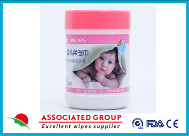 Travel Sensitive Baby Wipes For Pure Newborn Baby , Chemical - Free Baby Wet Tissues
