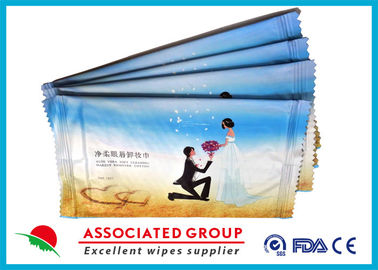 20 * 16cm Unscented Feminine Wipes Skincare Ingredients 10PCS / Bag 50GSM